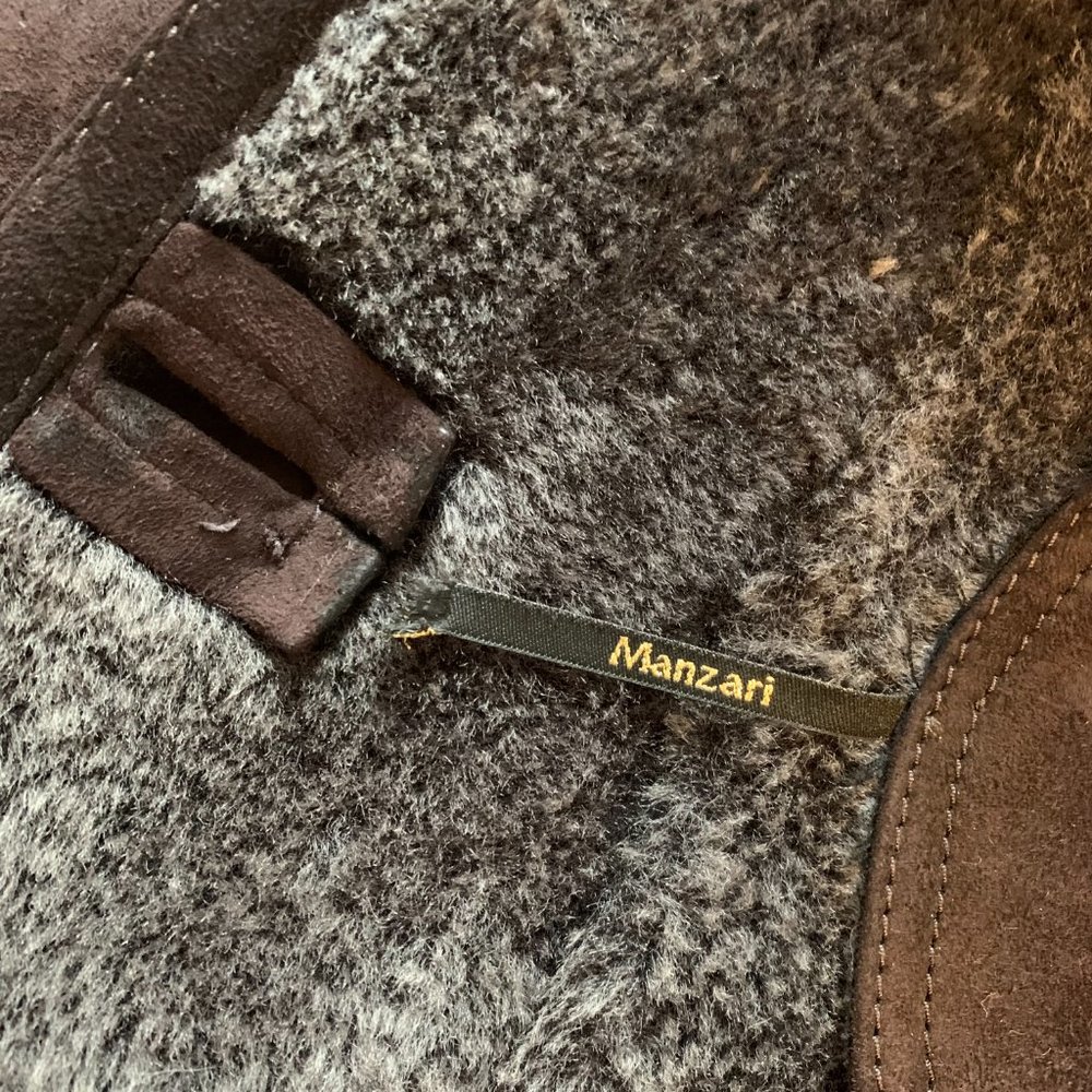 Manzari Shearling Full Length Coat - Picture 6 of 8